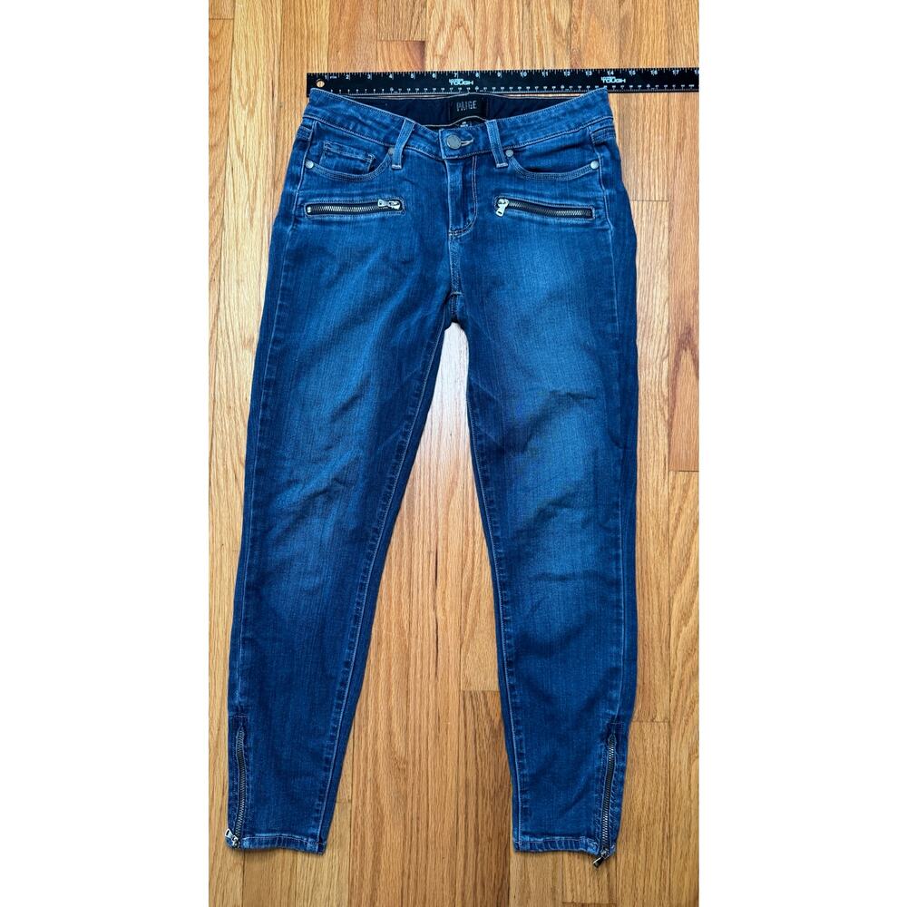 PAIGE Denim Jane Zip Crop Skinny Jeans Size 26